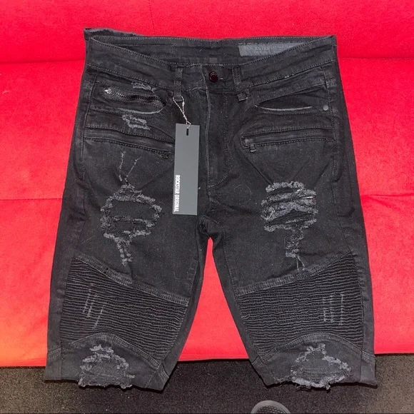 Rockstar Original Mens Biker Jeans sz 30